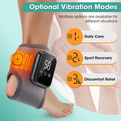 WoloyHeatie rechargeable ankle wrap battery life enables extended comfort.