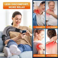 WoloyHeatie adjustable strap ensures secure, universal fit for left or right shoulder