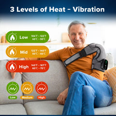 WoloyHeatie massaging function demonstrates soothing vibration for deep tissue relaxation