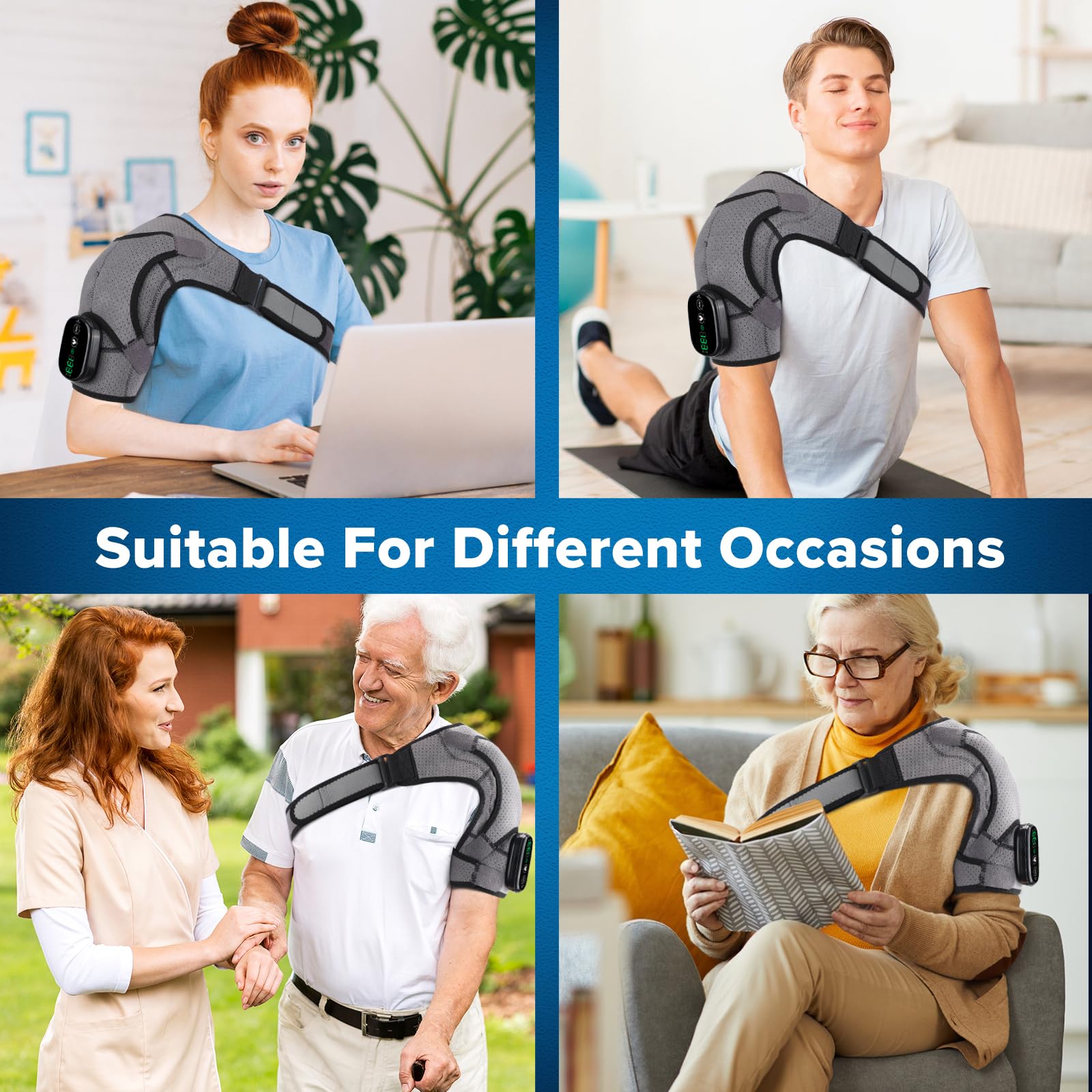WoloyHeatie neoprene cover feels soft and breathable during recovery