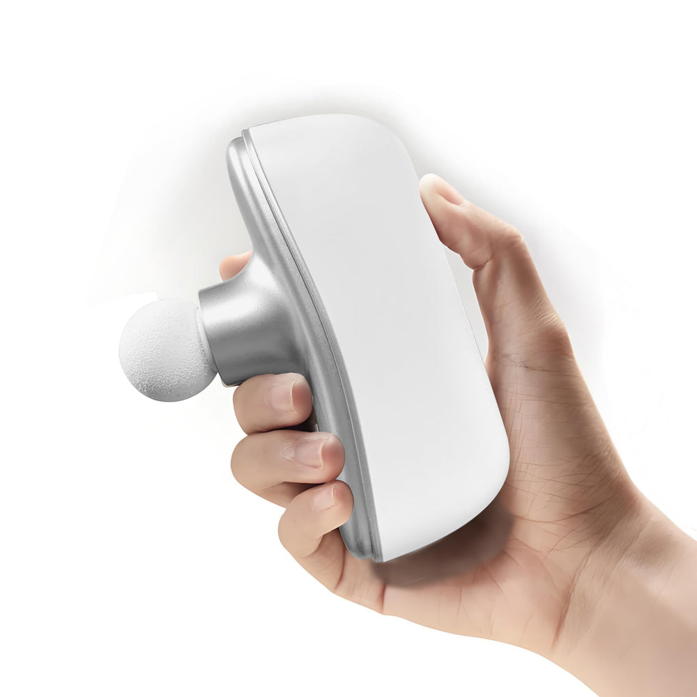 Woluki Mini Fascia Massage Gun compact design for travel-friendly relief