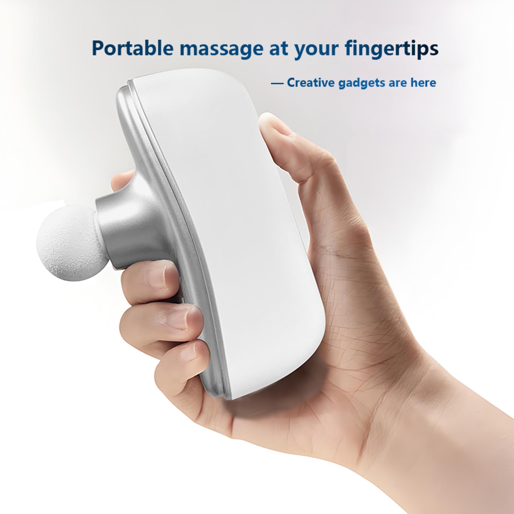 Woluki Mini Fascia Massage Gun four heads for versatile muscle relief