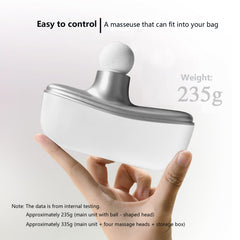 Woluki Mini Fascia Massage Gun Y-shaped head targets neck and spine