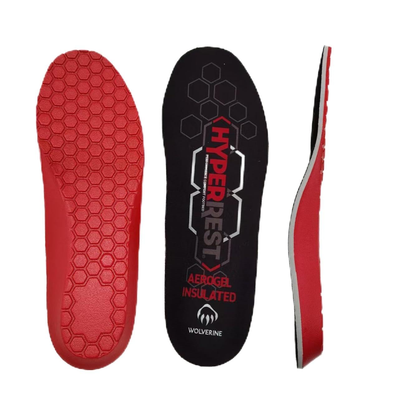 WOLVERINE HyperRest Aerogel insulated insole product shot showing warmth and cushioning.