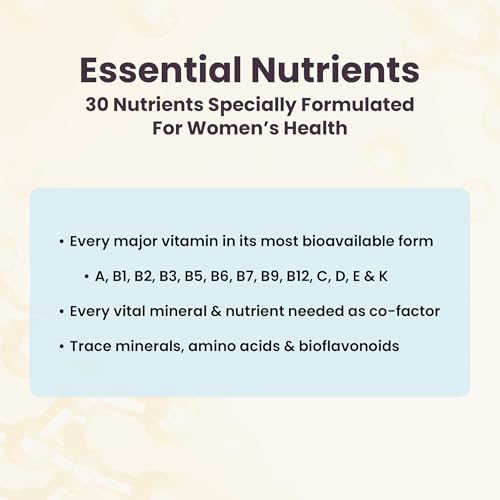 Womens Health Network Essential Nutrients bottle beside glass, easy morning routine.