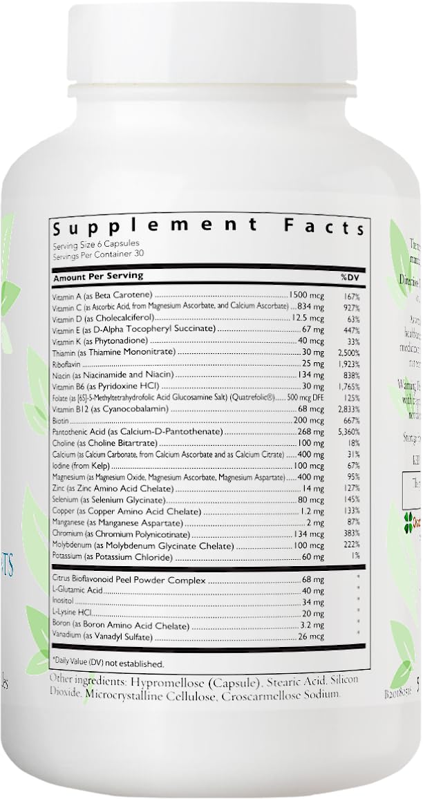 Womens Health Network Essential Nutrients produced in a USA GMP facility.