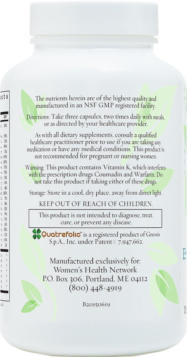 Quatrefolic 5-MTHF form in the blend enhances folate absorption.