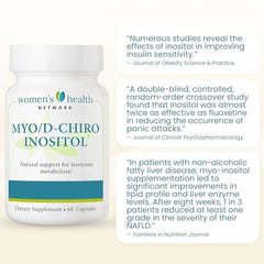 Close-up of the Women's Health Network label highlighting vegan formula.