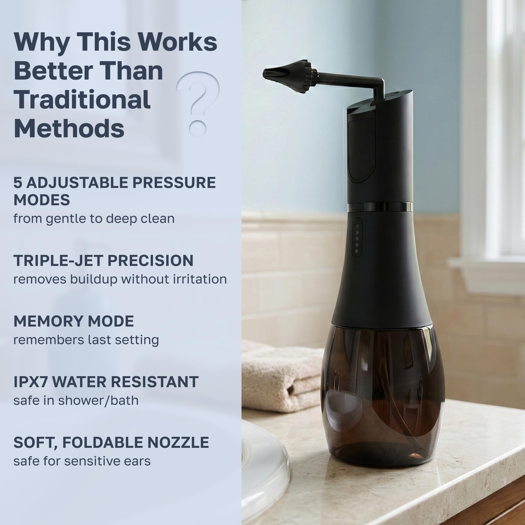 Wonder Family auto timer and memory function enables simple repeated use.