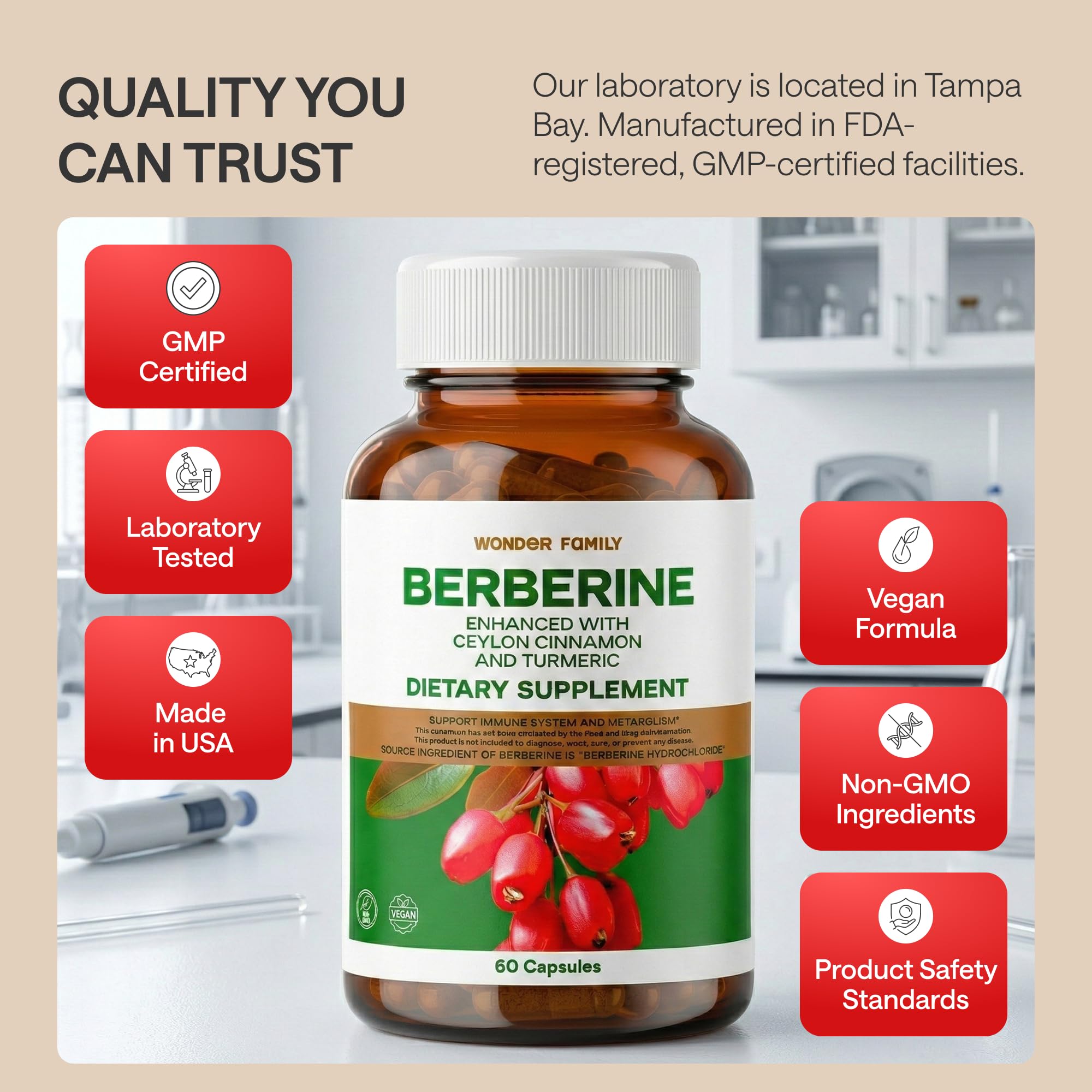 Morning routine with Wonder Family berberine capsule daily use