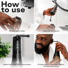 Wonder Family IPX7 waterproof design for safe bathroom use and easy rinsing.