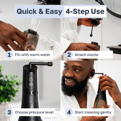 Wonder Family six irrigation nozzles offer versatile cleaning options at home.