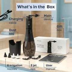 Wonder Family washing basin and charging cable simplify post-cleanup routines.