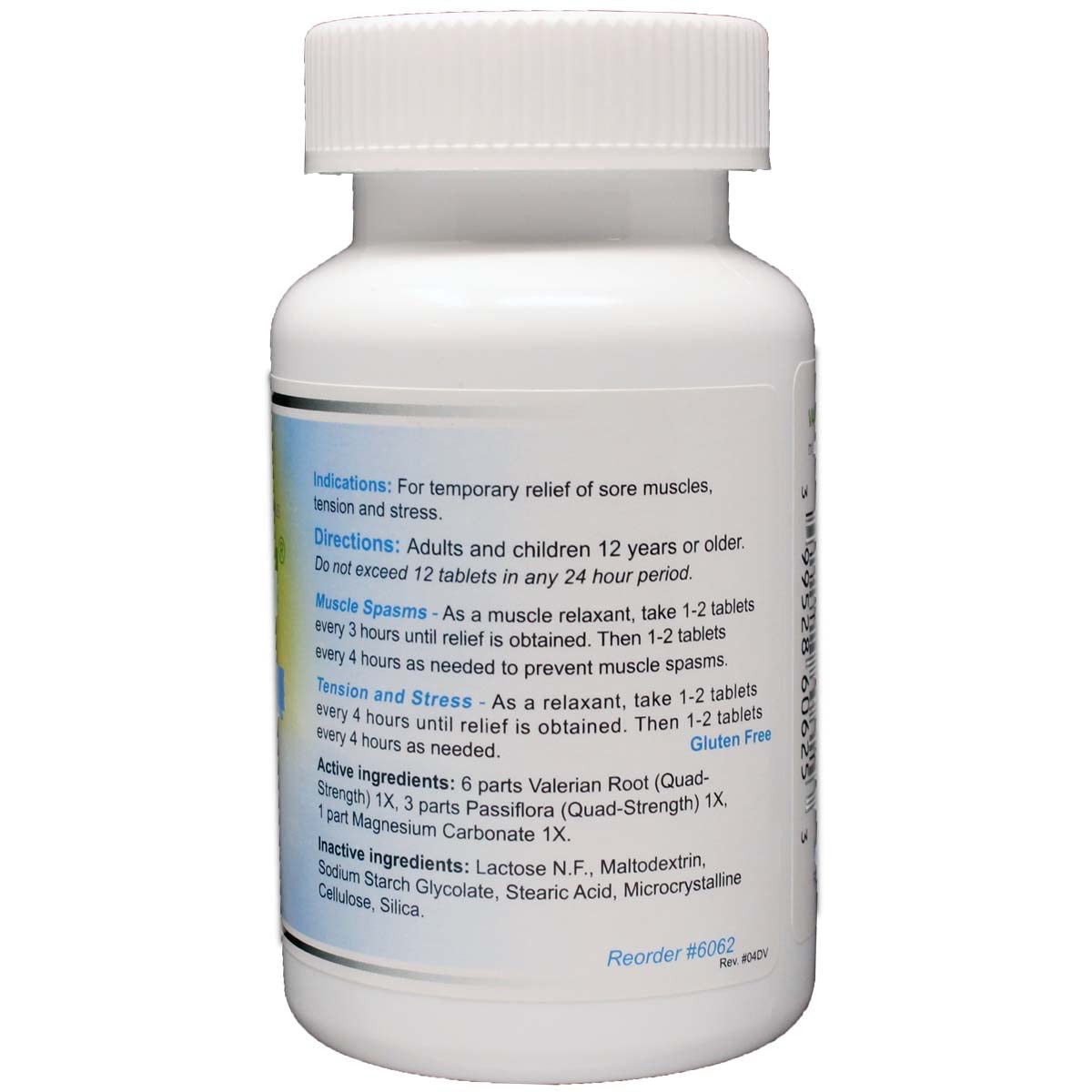 Wonder Laboratories Valerian capsules close up with magnesium for muscle comfort.