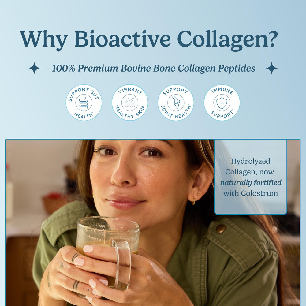 WonderCow collagen-scoop-dispense shows easy daily use for on-the-go nourishment.