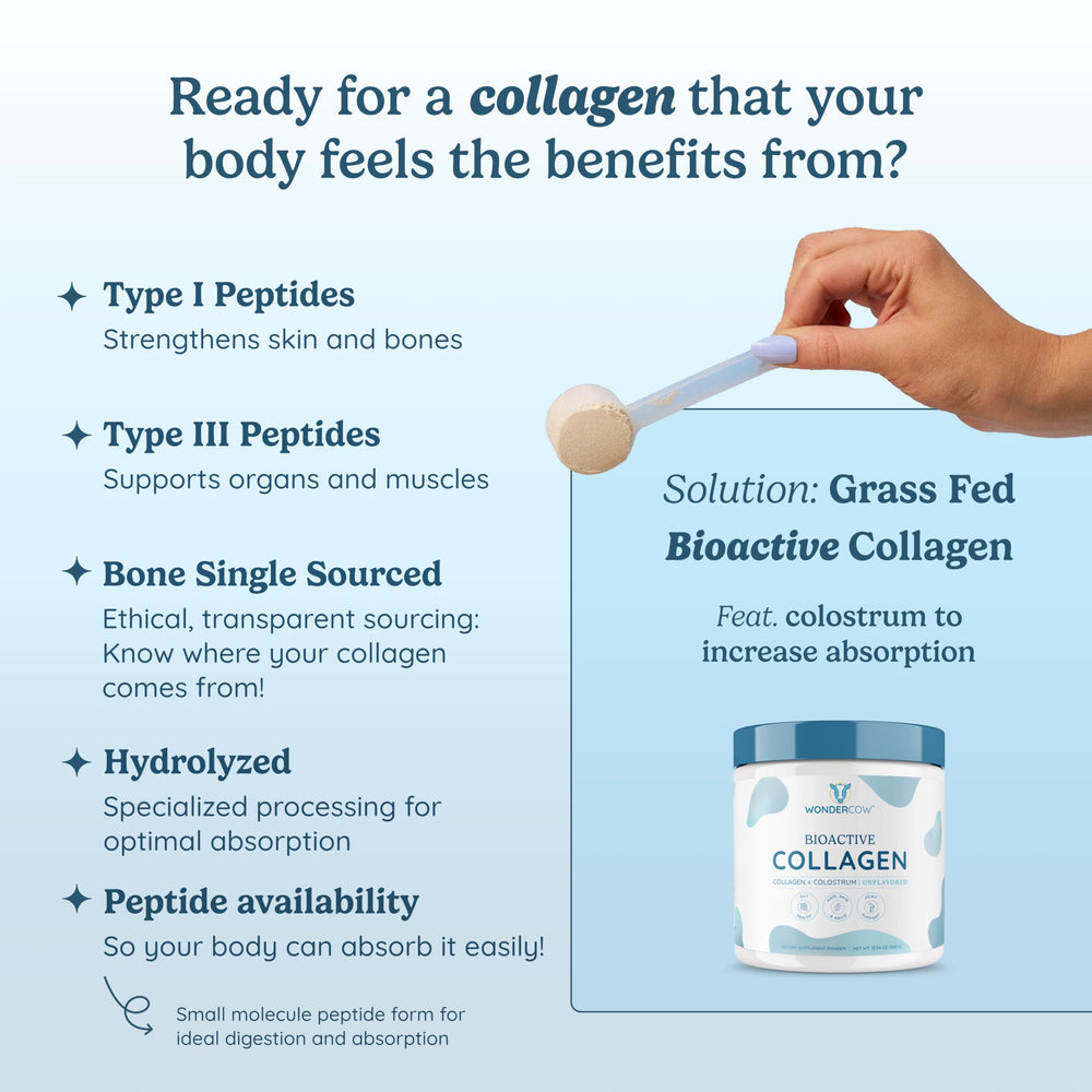 WonderCow label-closeup-ingredients emphasizes clean, third-party tested formula for trusted quality.