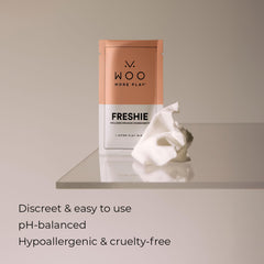 Woo More Play Freshies, proudly made in the USA.
