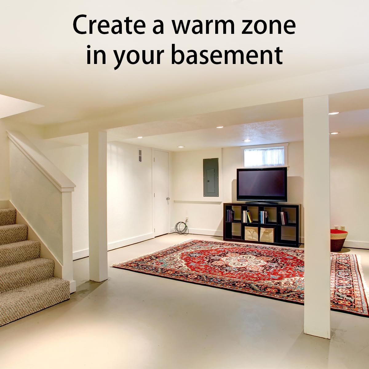 Woo Warmer warming a baby crawling on the floor safely