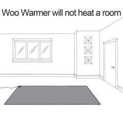 Woo Warmer easy setup under rug with quick heat delivery