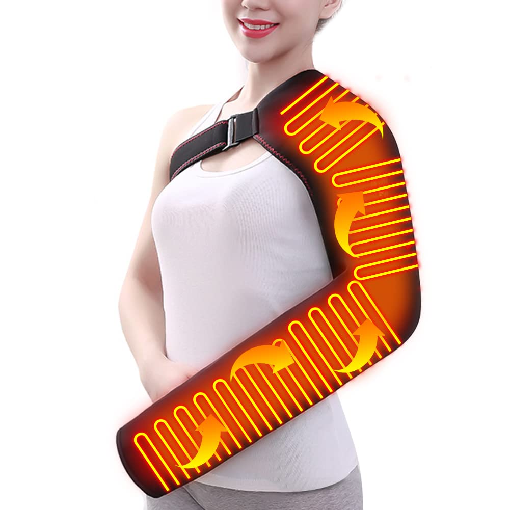 Woolala shoulder-arm-hand heating wrap delivers soothing warmth across multiple joints.
