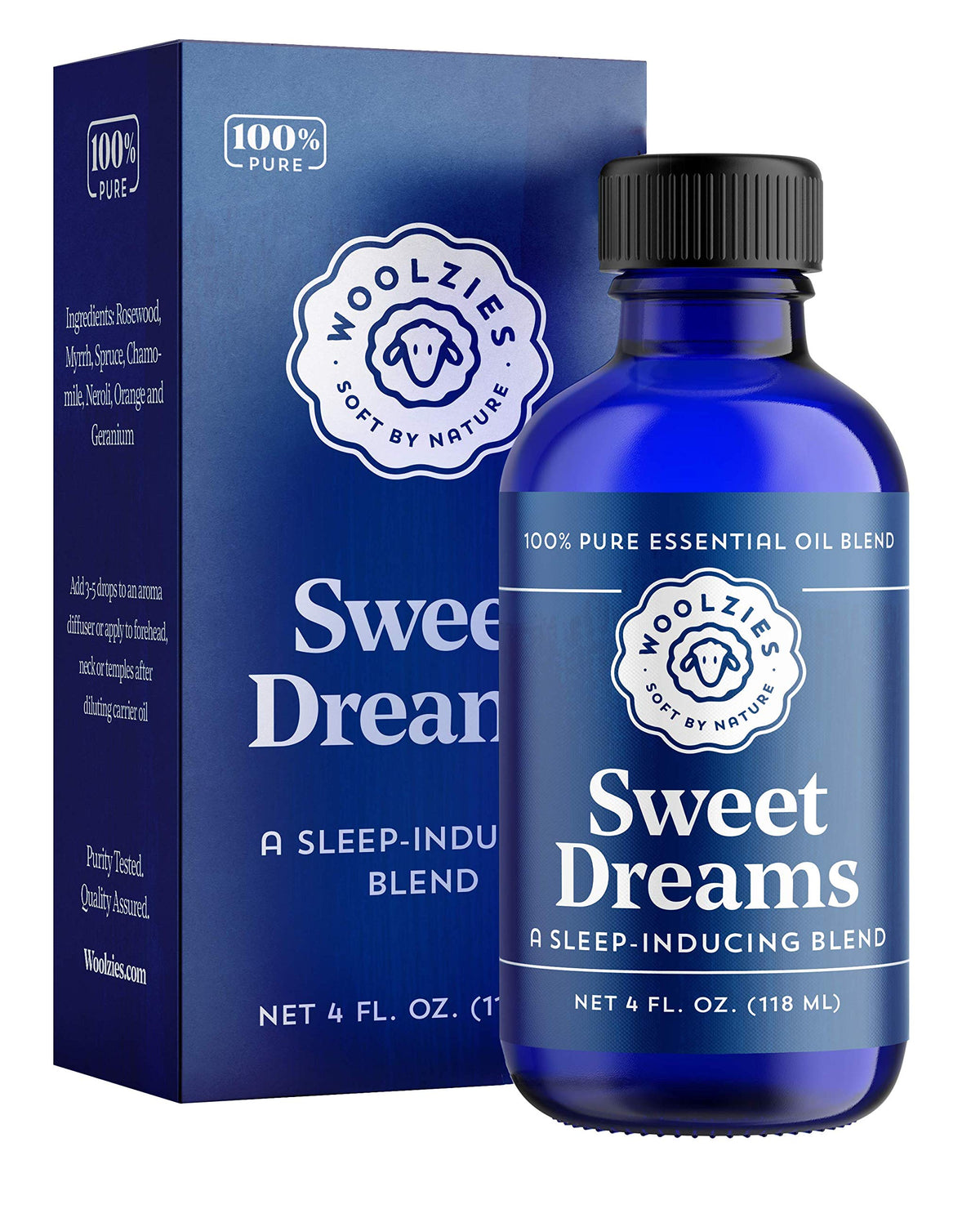 Woolzies Sweet Dreams bottle pour for peaceful nights