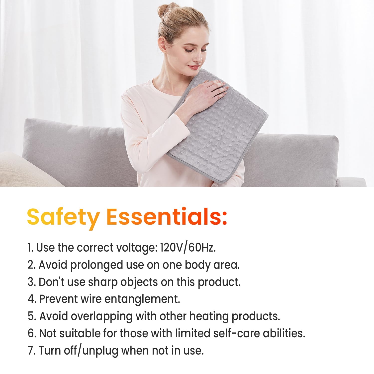 WOOMER machine-washable cover makes cleaning quick and easy.