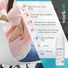Workvie back pain application demonstrates targeted spot relief
