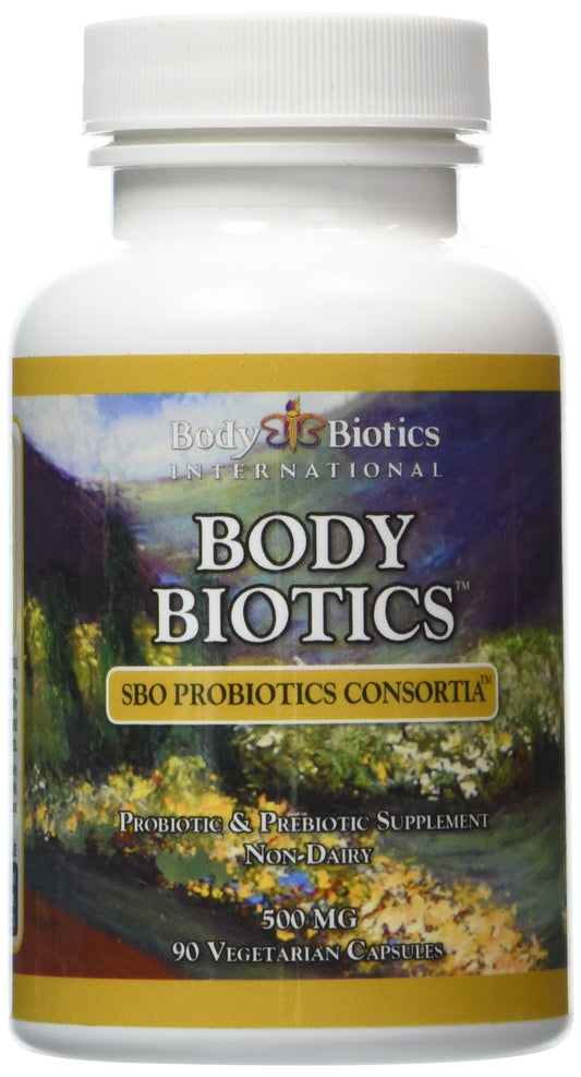 Worldwide Nutrition Body Biotics bottle front showing non-dairy SBO blend for gut balance