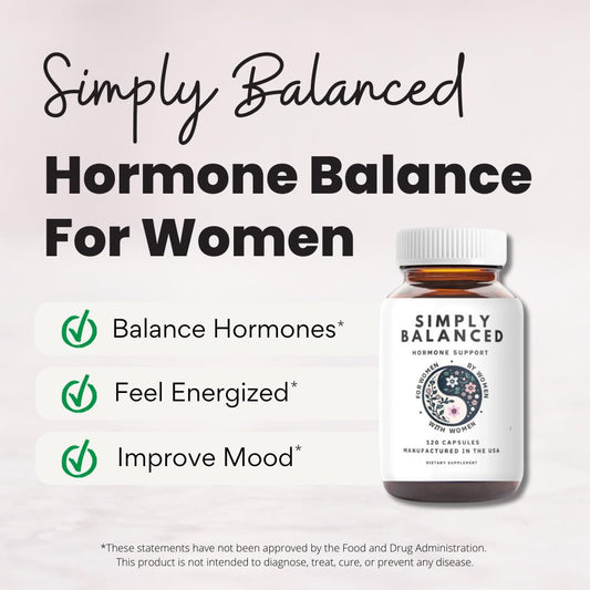 WorthWell Simply Balanced capsules close-up highlight easy twice-daily routine