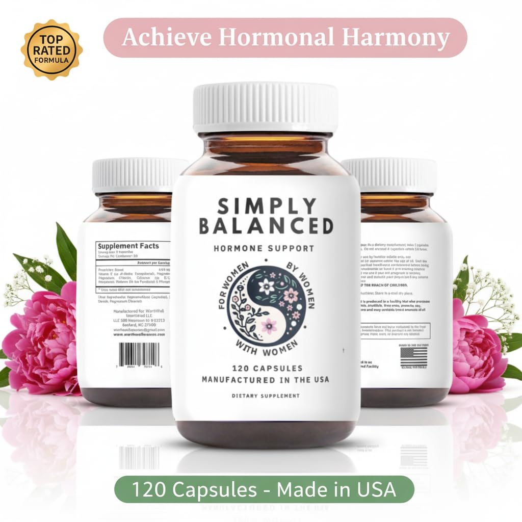 WorthWell Simply Balanced capsules packaging close-up emphasizing easy swallowing