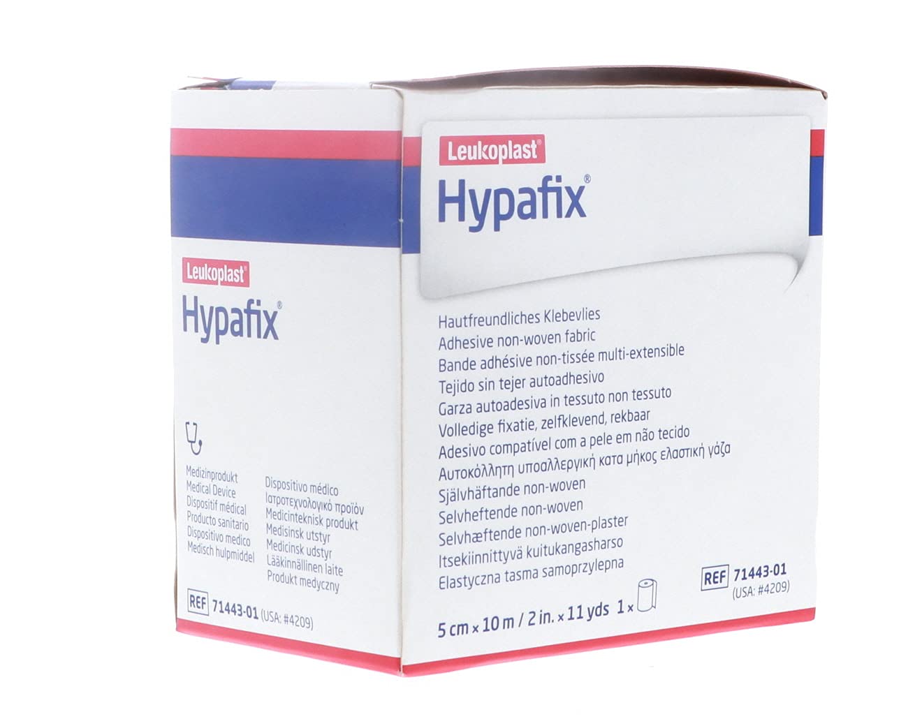 Close-up of Hypafix with gentle non-irritating adhesive