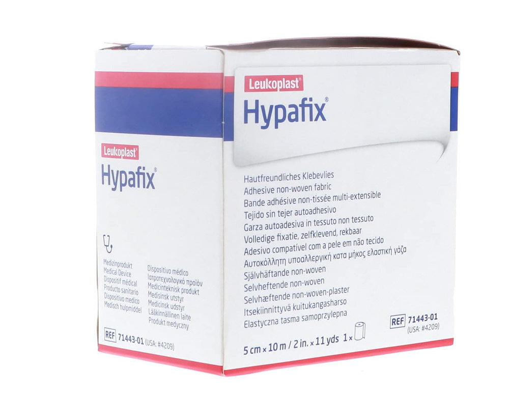 Close-up of Hypafix with gentle non-irritating adhesive