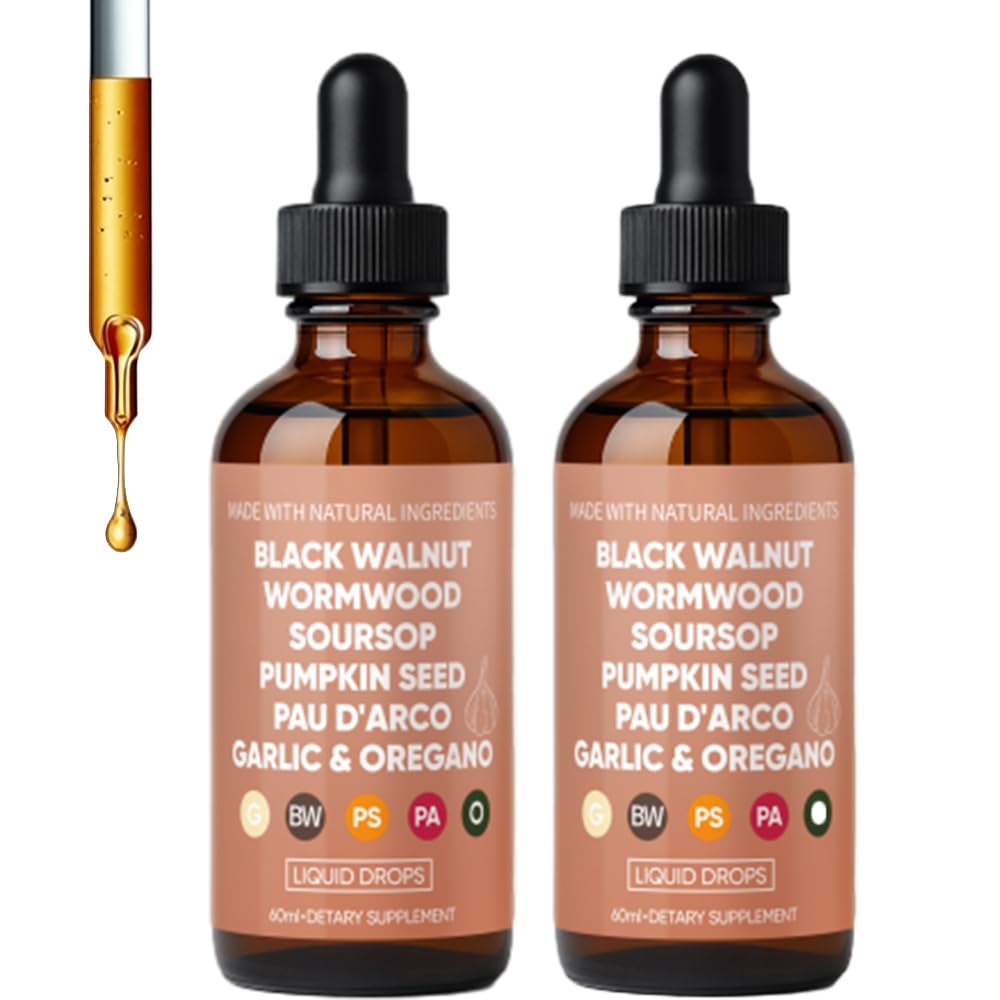 WOVOEO Black Walnut Wormwood Drops bottle for digestive comfort