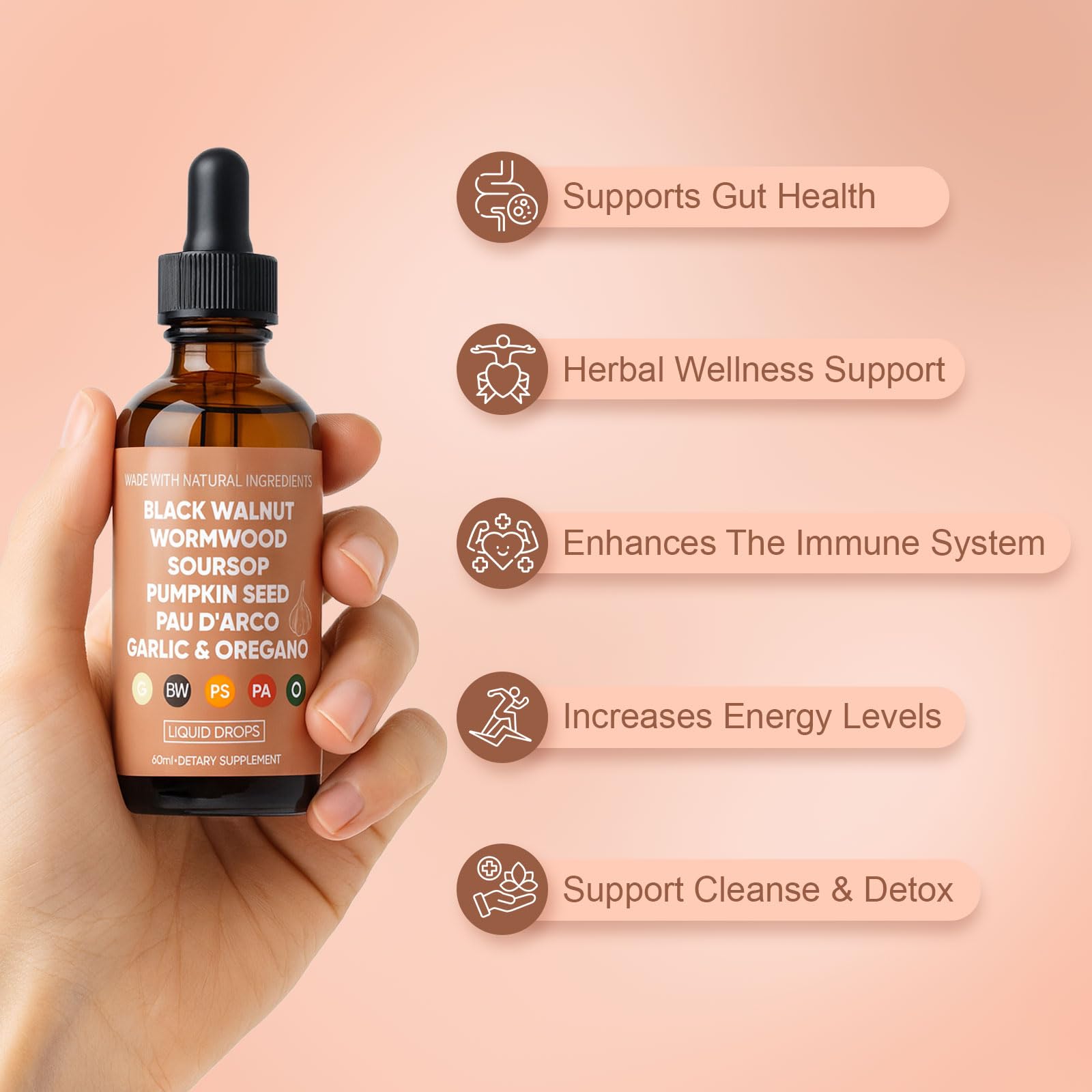 WOVOEO daily wellness routine setup with glass of water