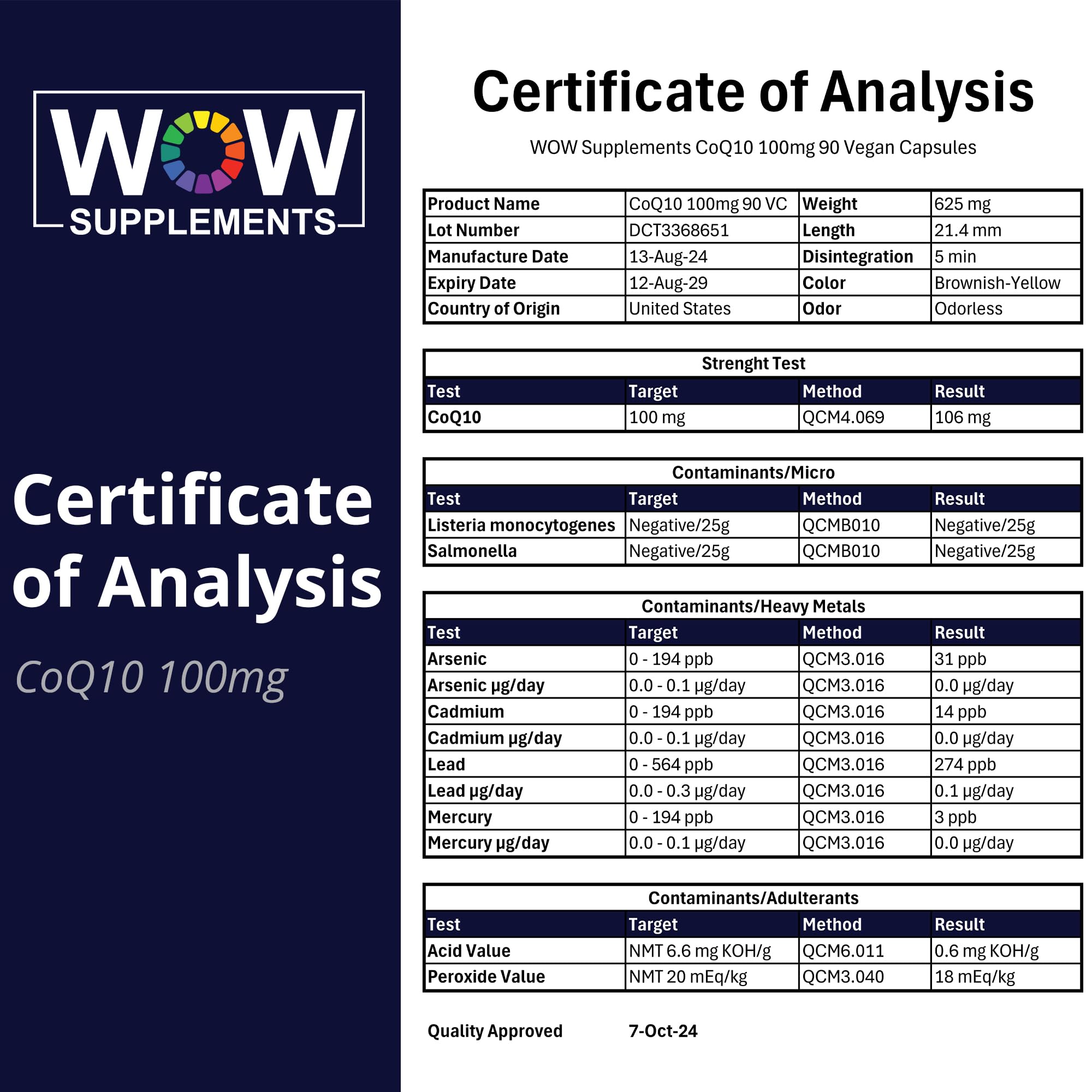 WOW Supplements CoQ10 daily use scene showing lifestyle integration