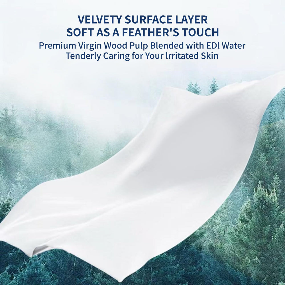 WowDay plant-sourced fibers provide safe flushable cleansing