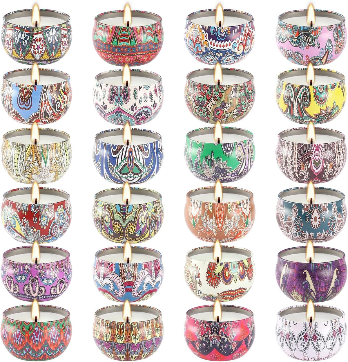 WPONSZU 24-fragrances assortment for home ambiance.