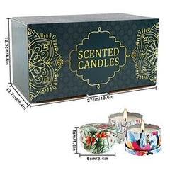 WPONSZU Chocolate and Orange Blossoms candle for festive mood