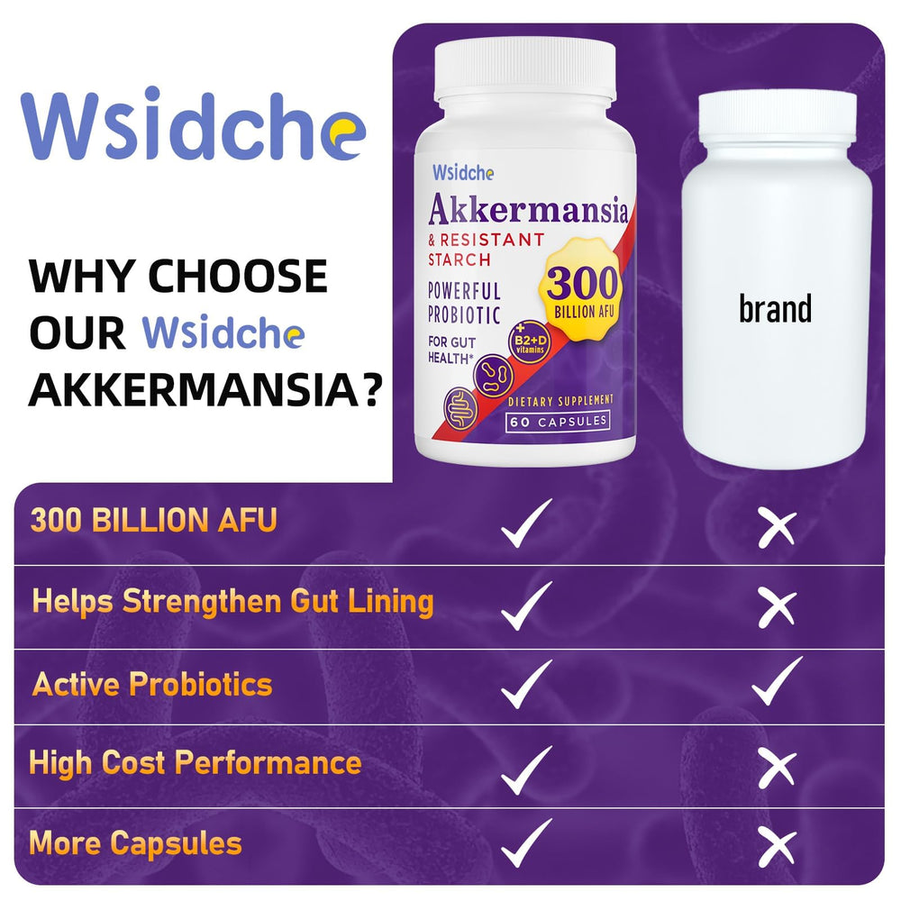 Wsidche Akkermansia pouring capsules for easy daily use