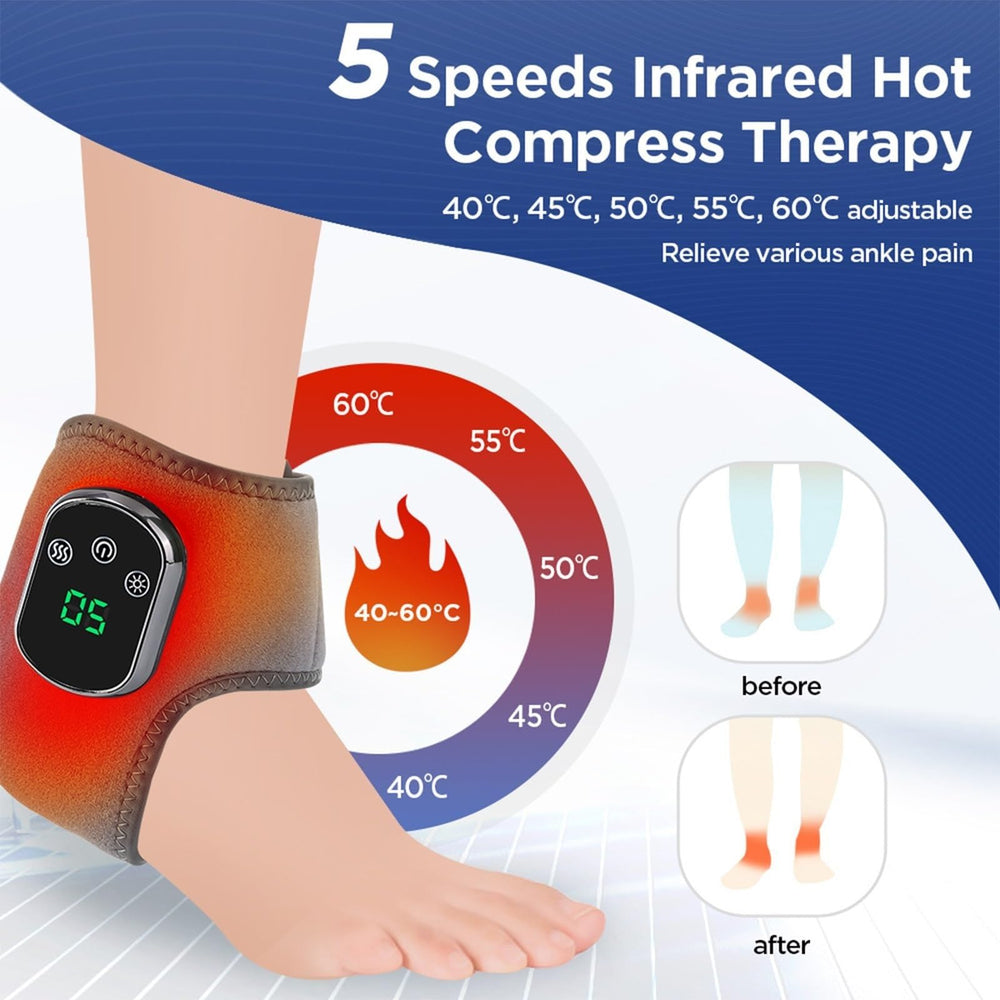 WUAXYBM wrap-around design envelops heel, arch, and ankle for complete relaxation.