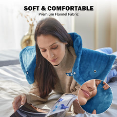WUGE heating pad with 6 heat settings offers customizable comfort.