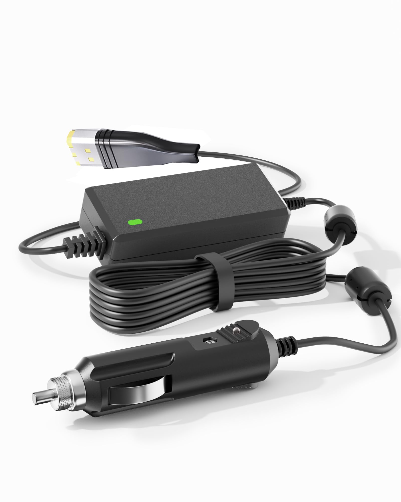 WUKUR CPAP 12V adapter front view for AirSense 11, portable power on the go.