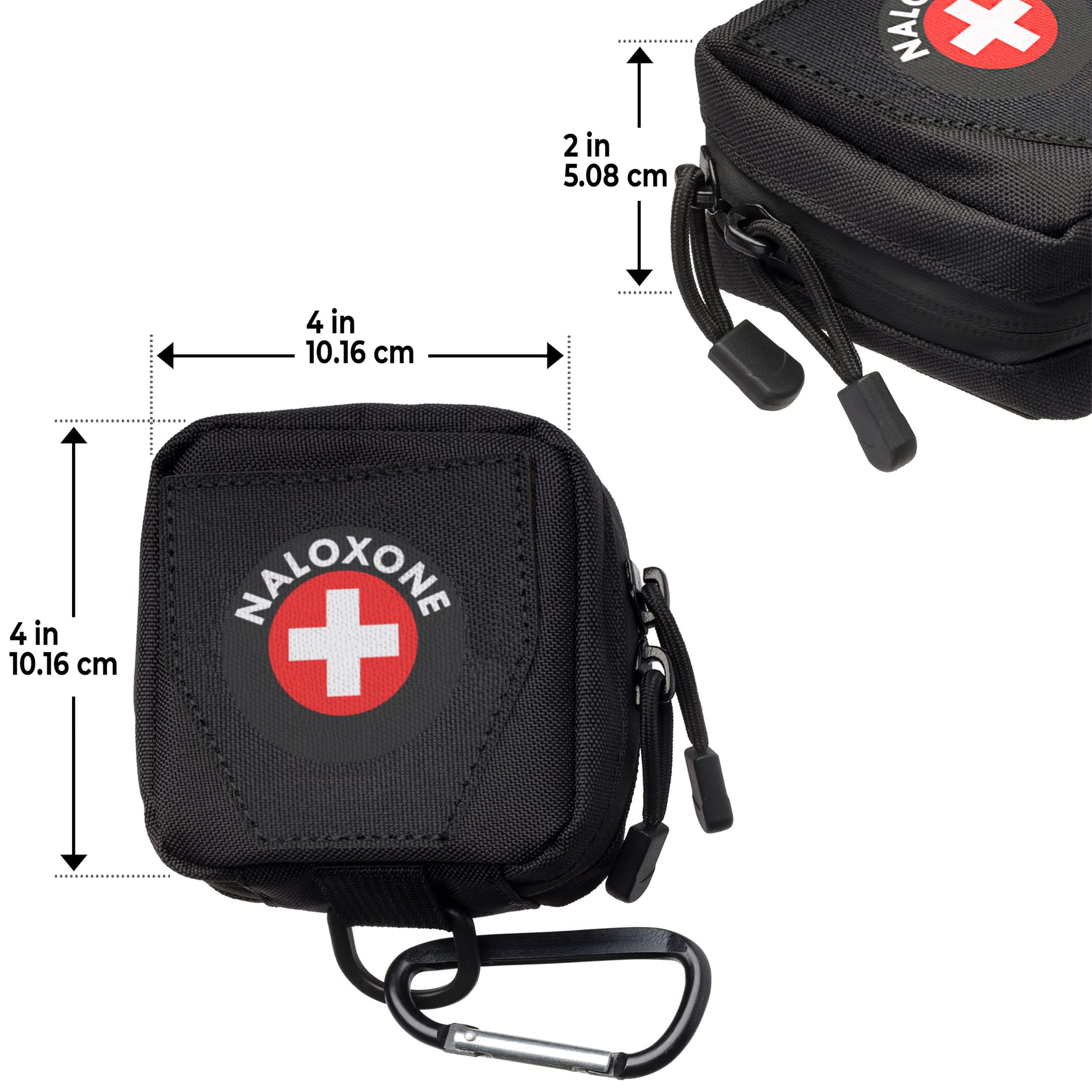 WWILKEN belt pouch clipped to gear with carabiner
