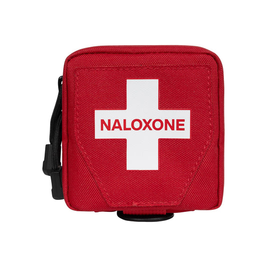 W WILKEN naloxone belt pouch overview with two-spray storage and accessories