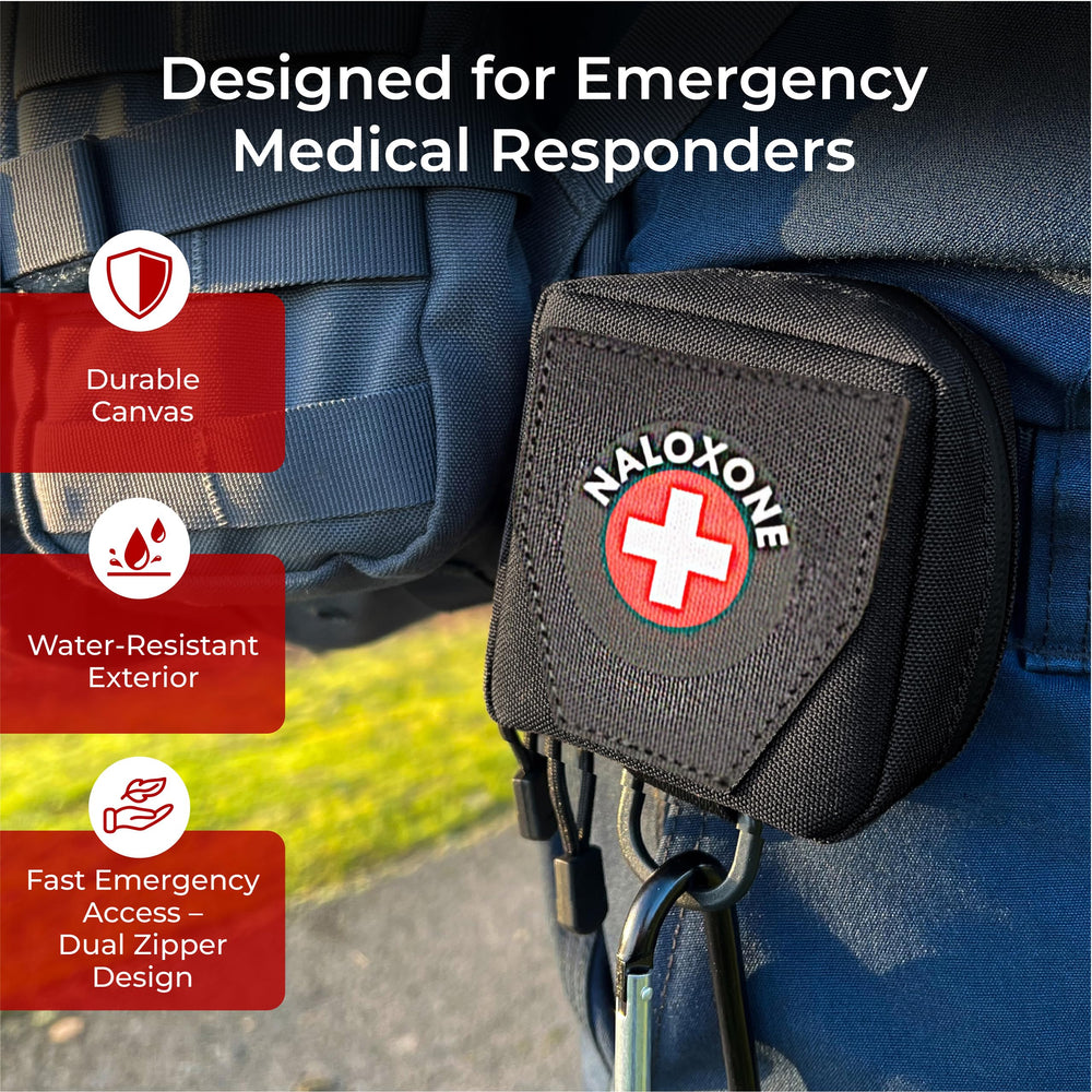 WWILKEN belt pouch with water-resistant canvas for harsh conditions