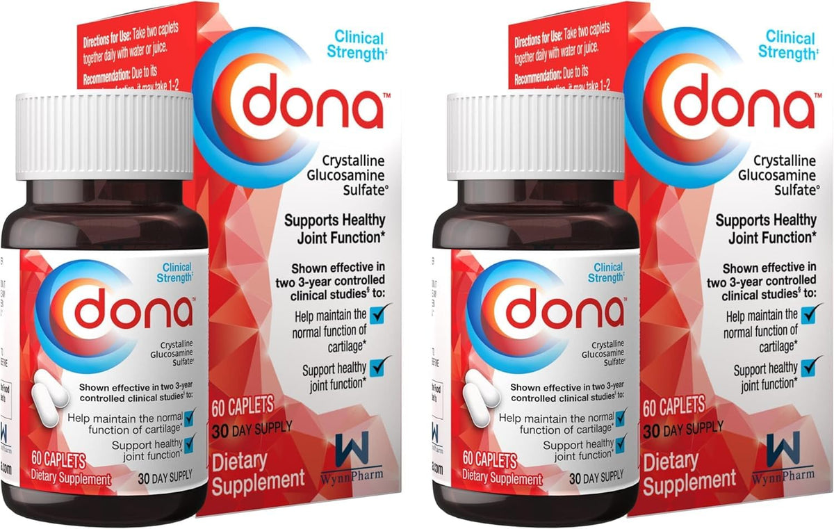WynnPharm Dona Crystalline Glucosamine Sulfate bottle ready for daily joint support