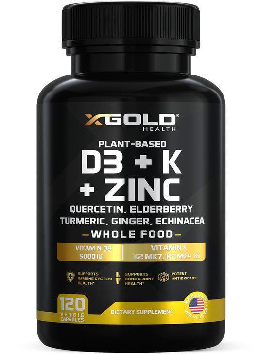 X Gold Health 8in1 bottle front for daily wellness.