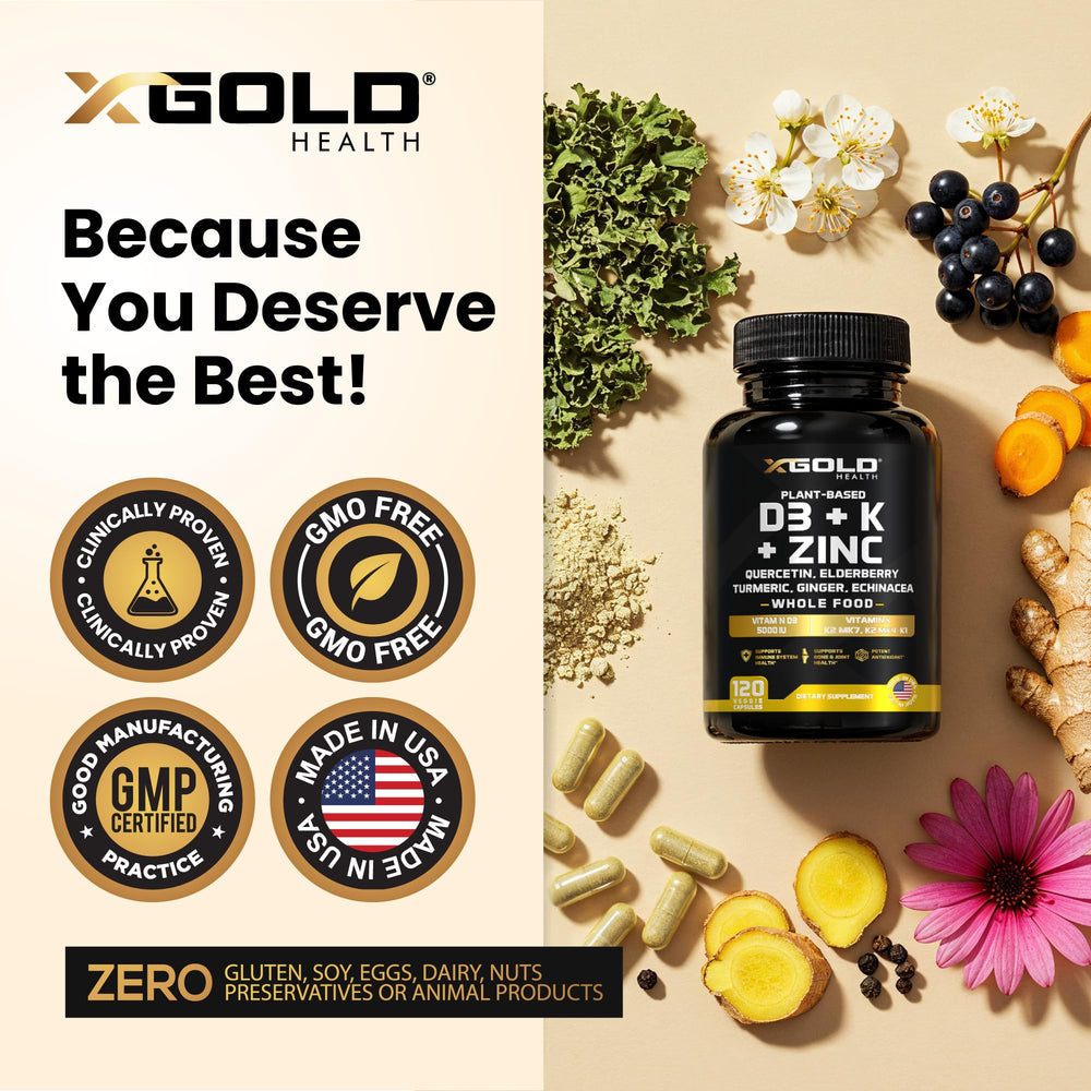 X Gold Health vegan D3 from lichen close-up for plant-based source.