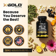 X Gold Health vegan D3 from lichen close-up for plant-based source.