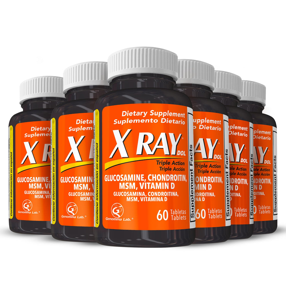 X Ray Dol triple action bottle shown for daily joint support.